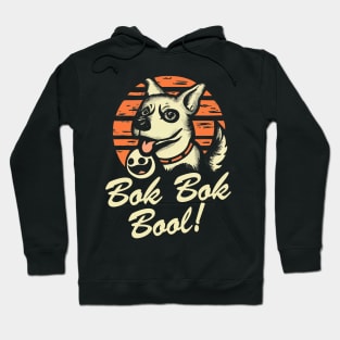 Bok Bok Boo Funny Dog Halloween Hoodie